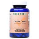 Hyvä tila Zeolite Detox Supplement Klinoptilolite Kapselit aikuisille ja lapsille Optimaalinen imeytyminen Nano- Ionic Zeolite tehokas kehon detox ja Cleanse 600 mg Jokainen tarjoilu, 120 kasviskapselit