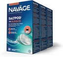 Navage SaltPod w/ Alkalol (3 30- pakkausta) - Yksinomaan suunniteltu Navage Nasal huuhtelu - Sinus Rinse Alkalol Pods for Fast Relief (90 SaltPod Refills)
