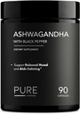 Organic Ashwagandha 1300mg Black Pepper 