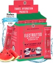 Avainaineet Elektrolyyttejä Powder Packets - Virkistävä vesimeloni 40 Pack Hydration Packets - Travel Hydration Powder - Made in USA - Ei sokeria, Ei kaloreita, Gluteeniton