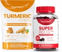 Humann Turmeric Chews ja Heart Gummies Nolla sokeria
