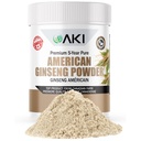 AKI American Ginseng Powder 4%: lla ginsenosidia - Ihanteellinen kahvin, juomat kuten smoothies - pakkaus 1 (1,50/42,5 g)