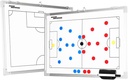 Jalkapallo innovaatiot Kaksipuolinen alumiini Magneettinen valmentajat Tactic Board seinä ripustus leikkeet ...