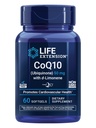 Life Extension Super-Absorbable CoQ10 (Ubikinoni) d-Limonen, Heart Health Supplement, lievittää yleistä väsymys, hapettava stressi puolustus, 50 mg, ei-GMO, Gluteeniton, 60 pehmogeeliä