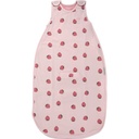 Woolino Merino Wool and Organic Cotton Ultimate Baby Sleep Sack - 4 Season Baby Wearable Blanket - Two-Way Zipper säädettävä makuupussi - Universal Size (2-24 kuukautta) - Mansikka