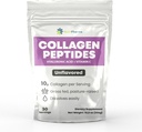 Collagen Peptides Powder with Hyaluronic Acid and Vitamiini C, Edistää hiukset, kynsien, ihon, luun ja Joint Health, makuamaton Collagen Protein Powder, 30 Tarjoukset, 10,8 oz