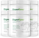 DigestSync Digestion täydennysosa Gut Health - Natural Powder for Dgestive Support, turvotus Relief for Women & Men, 100% Natural Green Powder - 6 kuukauden tarjonta