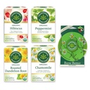 Perinteiset lääkkeet, Organic Variety Pack for Wellness in Four Soothing Flavors, Sisältää Piparminttu, Kamomilla, Hibiscus, Paahdettu Voikukka juuri, Tea Buddy, 64 Teepussit, (4 pakkaus)