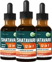 Shatavari Hormoni Harmony Drops for Menopause Relief & PMS Support, 12-in-1 Herbal Blend Wild Yam & Vitex Berry, 6oz