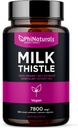 PhiNaturals Milk Thistle Extract Kapselit Supplement Liver Detox 260 mg Silymarin 30:1 uute Vastaa 7800 mg Milk Thistle Siemenet Maksa Detox Silimarina