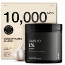 Valkosipulikapselit 10 000 mcg Allicin - Odorless - 50:1 uute maksimaalinen Potenssi - kolmannen osapuolen laboratoriossa testattu - 60 kasvissyöjä kapselit