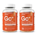 Essential Elements Glukosamiini Chondroitin MSM Boswellia Serrata Hyaluronic Acid Supplement Joint Support Antioksidantti täydentää joustavuutta - 180 kapselia (2-pakkaus)