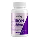 Heivy Ferrous Sulfate 325 mg (Iron 65mg), High Potency Iron Supplement for Women and Men, Iron Pills with C-vitamiini, Ferrous Sulfate, non-GMO - 240 tablettia Valmistettu Yhdysvalloissa