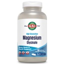 KAL Magnesium Glycinate ActivGels 315mg, täysin kelated, suuri imeytyminen Magnesium Supplement rentoutumista, lihas- ja luutuki, ei-muuntogeenisiä organismeja, 60 tarjoilua, 180 pehmeää