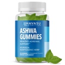Ashwagandha Gummies for Stress & Mood Support - Vegan, Non-GMO-lisä rauhoittaa ja rentoutua - Withania Somnifera parantaa unen laatu ja emotionaalinen tasapaino - 1 kuukausi tarjonta, mansikka maku