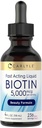 Carlyle Biotin 5000 mcg Liquid Drops 