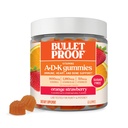 Luodinkestävä sokeriton oranssi mansikka vitamiinit A+D+K Gummies, 60 Count, Keto täydentää sydämen, luun ja immuuni tuki, Uusi ja parannettu Formula ja tekstuuri, Pakkaus Toukokuu Vary