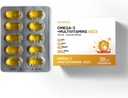 Monivitamiinit Omega-3, monivitamiini naisille ja miehille, Enteerinen päällystetty kalaöljy DHA / EPA A-vitamiini, E-vitamiini ja D3-vitamiinin immuunitoimintojen tuki (1 Box 30 Softgels)