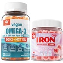 Vegan Iron Gummies täydentää Vegan Omega3 Gummies 1280mg