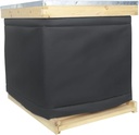 Mehiläinen pesä kääre, talvipesät Mehiläishoito tarvikkeet sopivat 1 Deep Pesä 1 Medium Pesä laatikko, Winter Protection 600D Oxford Eristetty kansi, Kevyt, Uudelleenkäytettävä (81"x15.7")