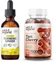 Wild & Organic Turmeric Inkivääri Tincture 2 fl oz & Tart Cherry Gummies