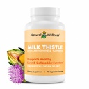 Natural Wellness Milk Thistle Artisoke & Turmeeric ... Advanced Liver Support Supplement for Detox, Regeneration & Antioxidant Protection ... tukee maksan puhdistus, digestio & yleinen hyvinvointi