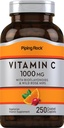 Piping Rock-vitamiini C 1000 mg . 250 Caplets... Bioflavonoidit & Rose HIPS... Kasvissyöjä, ei-GMO, gluteeniton täydennysosa