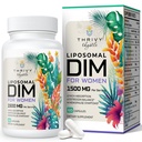 Liposomal DIM Supplement - 1500 mg naisten DIM täydentää - Estrogeeni täydentää sisältää E-vitamiinia, ilta Primrose, Musta Cohosh, Omega-3 rasvahapot