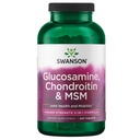 Swanson Glukosamiini Chondroitin MSM (metyylisulfonyylimetaani) 3-in-1 Formula yhteinen liikkuvuus Joustavuus Mukavuus Cartilage Connective Tissue Health Support Ravintolisä 240 tablettia (Tabs)