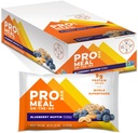 PROBAR - Meal Bar, Mustikka Muffini, ei-muuntogeeniset organismit, gluteeniton, terveellinen, kasvipohjainen, Koko elintarvikkeiden ainesosat, luonnon energia (12 kreivi)