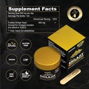 Pure Shilajit Hartsi 500 mg - Maximum Strength Formula with 85+ Trace Minerals & Fulvic Acid for Energy and Immuun Wellness - 50g (1 pakkaus)