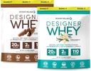 Suunnittelija Wellness, suunnittelija Whey 2lb ranskalainen vanilja ja 2lb Gourmet Chocolate Bundle