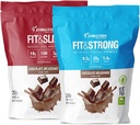 Evolution Advance Nutrition Grass Fed 100% Whey Protein Powder + Fit & Slim Glucomannan, Inulin Fiber ... High Fiber, High Protein, Pure, Keto hyväksytty, Non GMO, Stevia Sweetened...