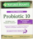 Luonnon Bounty Ultra Strength Probiootti 10, 140 kapselia