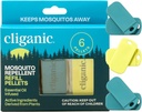 Cliganic Mosquito Repellent Refill Pack (6 pelletit) Cliganic Wristbands - luonnollinen DEET-vapaa, Essential Oil infused