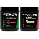 PRE JYM 30 Musta kirsikka & Post JYM Rainbow Sherbert Post-Workout 30 Tarjoilut Lihasten Recovery Drink
