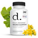 Nootropics Brain Support Supplement - 30 kapselia - Focus & Memory Supplement for Brain with Bacopa Monnieri, Huperzia Serrata, St. John's Wort & Ginkgo Biloba - Neuro Support
