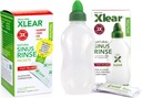 Xlear Natural Xylitol Sinus Rinse Refill, Neti Pot Salin Packets - nenän puhdistaja nopea paine ja ruuhkautumista helpottava, toimii useimmat nenän kastelujärjestelmät, 50 Count ja 1 huuhtelupullo