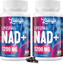 Liposomal NAD+ Supplement 1200 mg High Absorption, Cellular Energy & Mitokondrio Support, NAD Plus for Longevity & Vitality, Anti-aging Formula, 120 Softgels