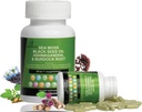 Sea Moss kapselit - 60 kapselia Seamoss Musta siemen öljy Ashwagandha Burdock juuri täydentää, Irlanninmeren sammal täydentää C-vitamiini D3 Manuka & Voikukka, Multi Minerals täydentää