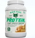 Black Magic Plant-Source 100% Vegan Protein - Keto, Low Sugar, Dairy Free Protein - Pre/Post Treout - Peanut Butter - 20g Protein - 2 LB