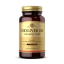 Solgar Cod Maksaöljy - 250 Softgels - Tarjoaa vitamiineja A & D - Ei-GMO, Gluteeniton - 250 tarjoilua