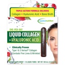 Sovellettu ravitsemus Liquid Collagen + Hyaluronic Acid - 10 nestemäiset putket - ihon ja kynsien restaurointi - sekoitettu marja maku - 10 tarjoilua