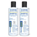 Dermasule Ekseema Relief Shampoo - Flare Control Scalp & Dandruff Free Therapy, joka suojaa, Kosteuttaa, ja Korjaa ihon lapsille ja aikuisille - steroidi vapaa (2-pakkaus)