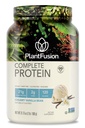 PlantFusion Complete Vegan Protein Powder - Plant Based Protein Powder with BCAAs, Dgestive Enzymes and Pea Protein - Keto, Gluteeniton, soijaton, Ei meijeri, Ei sokeria, ei GMO - Vanilla Bean 2 lb