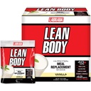 Labrada Lean Body MRP All-In-One Vanilla Ateriankorvike Shake, 40g Proteiinia, Whey Blend, 8g Terveitä Fats EFA: n & Kuitu, 22 Vitamiinia ja kivennäisaineita, Ei keinotekoista väriä, Gluteeniton, (42 Packets)