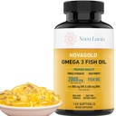 NovaGold Omega 3 Kalaöljy 2000mg Korkea vahvuus EPA DHA täydentää ... Burpless, Helppo niellä Softgels ... tukee sydän, aivot, nivelet, Immuuni & iho ...