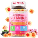 Liposomaalinen C-vitamiini 1000 mg + D3 5000IU + Sinkki täytetty Gummies, Folaatti 800 mcg purutabletti, vanderberry Immuuni, Hyaluronihappo, VE, kauneus, energia & yleisterveys, sokeriton, luonnollinen