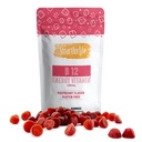B12 Gummy Vitamiinit - 1500 mcg B12-vitamiini Gummies aikuisille ja lapsille - Auttaa energian, aineenvaihdunta, luun hermoston tuki - Vadelma maku - 60 Count - 60 päivän tarjonta