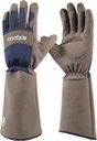 COOLJOB Thorn Proof Rose Pruning Garden Gloves for Men, Long Sleeve Padded Yard Work for Bush, Blackberry, Cactus, Heavy Duty/Pancture Resistant/Machine Pestävä, Xlarge, Laivasto